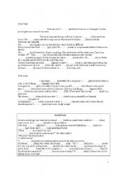 English worksheet: Tense Revision