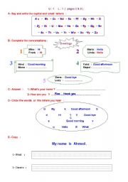 English Worksheet: ALPHABET