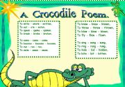 English Worksheet: Irregular Verbs Super Poem. 2 pages.