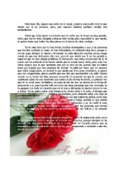 English Worksheet: Carta