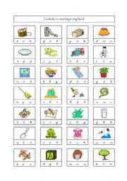 BLENDs worksheet