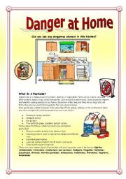 English Worksheet: Danger at home: Pesticides and Poisons