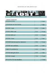 English Worksheet: Lost episode 1 Pilot