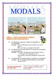 Modals (language study+exercices) (6 pages)