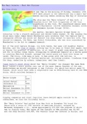 English Worksheet: the mary celeste the true story.2n part