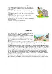 English Worksheet: Short stories with moral