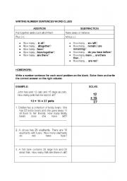 English Worksheet: Beginning Multiplication