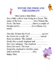 Winnie the Pooh - Past Simple Elementary