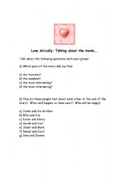 English Worksheet: Love Actually the movie 