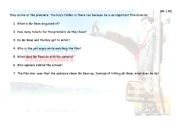 English worksheet: Mr Beans holidays (3rd part)