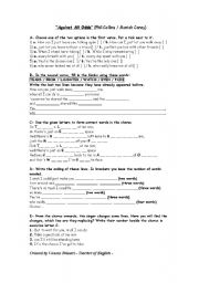 English Worksheet: 