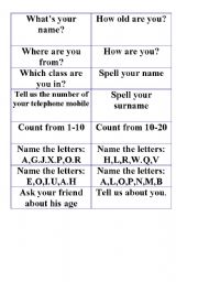 English worksheet: Introduction