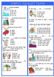 SIMPLE PRESENT TENSE TEST