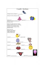 English Worksheet: Ive got life - Nina Simone