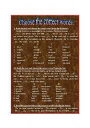 English worksheet: Its a good worksheet for intremediate and advance students.