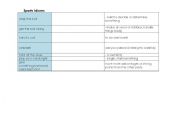 English Worksheet: Sports Idioms Matching Sheet