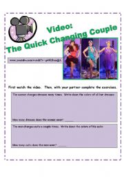 Simple Video Clip for the Classroom:  The Quick Changing Couple