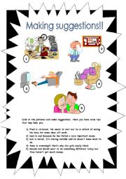 English Worksheet: Making suggestions