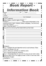 non fiction book report template college level