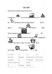 English Worksheet: Daily Routines