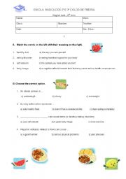 English Worksheet: Test about teens body image