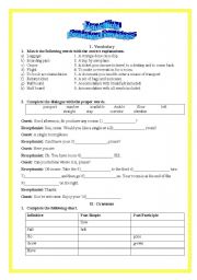 English worksheet: Travels - consolidation exercises