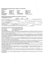 English Worksheet: Means of transport worksheet