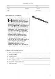 English Worksheet: Test about the Past Simple (3 pages)