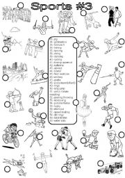 English Worksheet: Sports #3