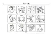 English Worksheet: Months worksheet