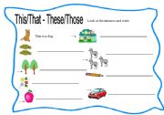 English Worksheet: Demonstrative Pronouns