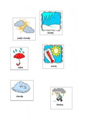 English worksheet: Weather