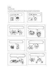 English Worksheet: likes and dislikes