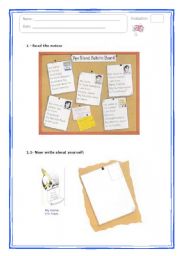 English Worksheet: Myself_Nationality