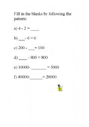 English Worksheet: Maths worksheet.