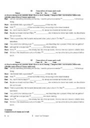 English Worksheet: Connectives