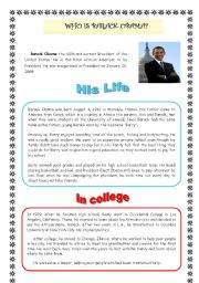 English Worksheet: Barack Obama