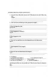 English worksheet:  