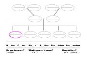 English Worksheet: Family Tree