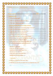 English Worksheet: Enchanted -love story