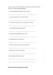 English worksheet: passive, indirect speech, modals,relative pr.