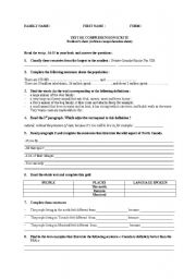 English Worksheet: bigger and better than the usa