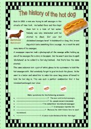 The history of the hot dog 