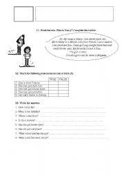 English worksheet: Physical description