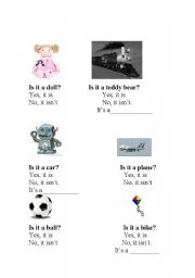 English worksheet: Is it a....?