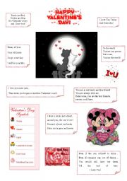 English Worksheet: Valentines Day...