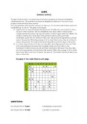 English Worksheet: SHIPS ( general revision)