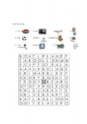 English Worksheet: Toys