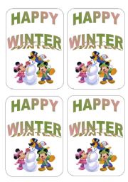 English Worksheet: Happy Winter