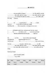 English worksheet: KILLING ME SOFTLY